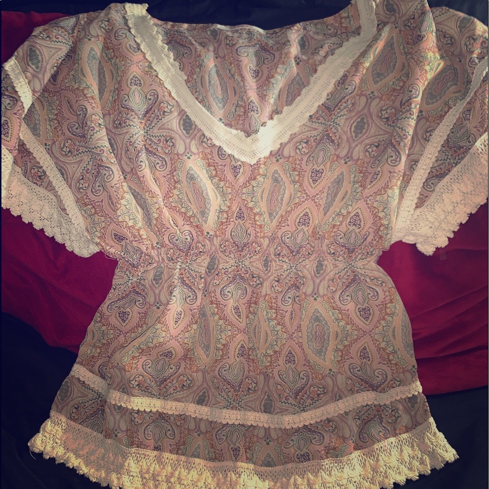 Bongo Cinched Waisted Blouse